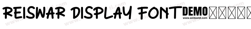 Reiswar Display Font字体转换